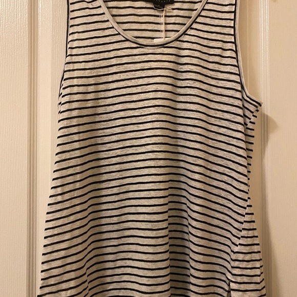 Sanctuary Womens Ruby Linen Striped Tank Top - Picture 2 of 7